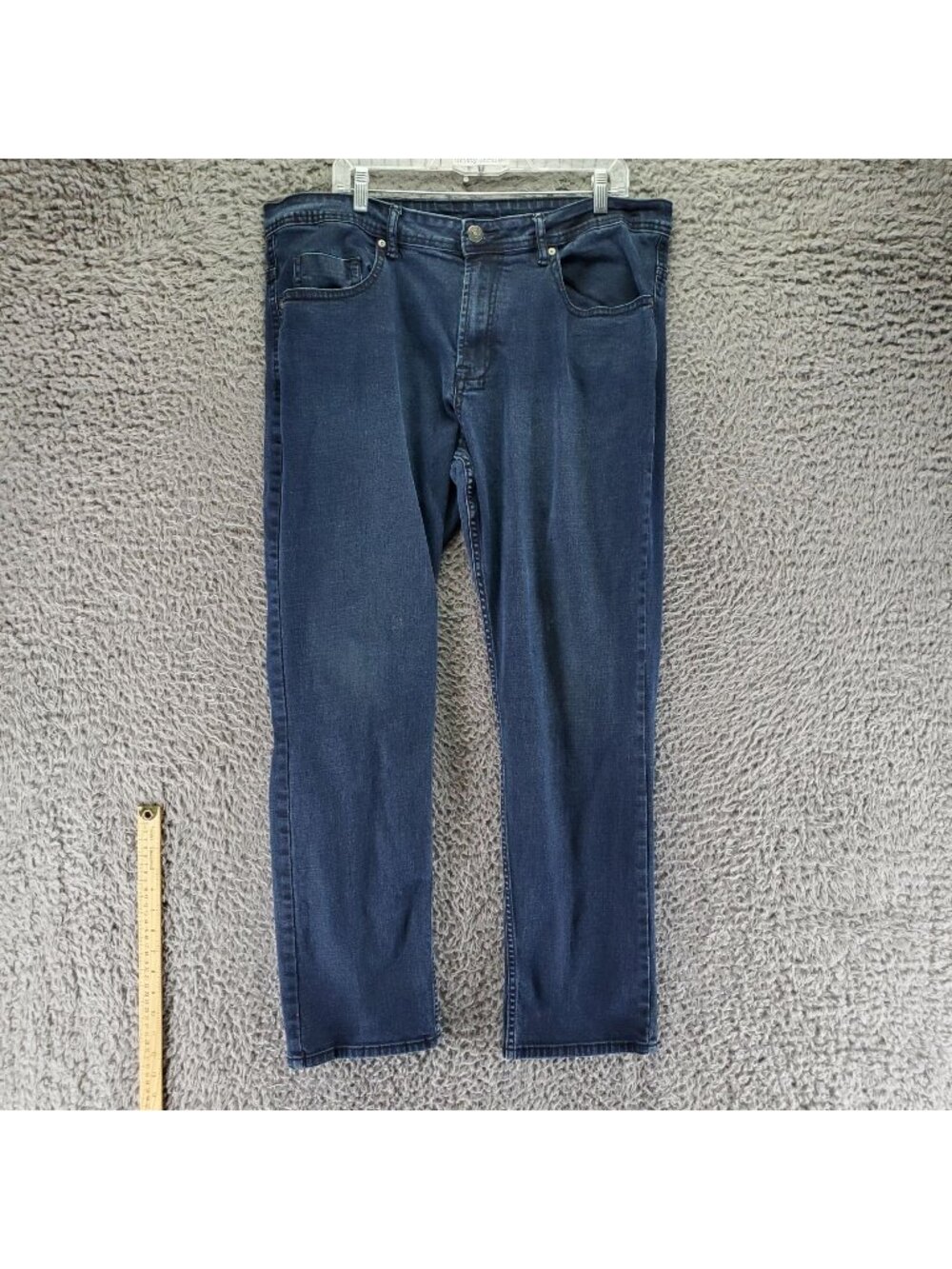 Buffalo David Bitton Jeans Mens 38x32 Blue Jackson-X Straight Stretch *Read*